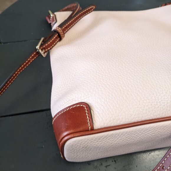 Dooney & Bourke Pink and Brown Crossbody Bag - Picture 7 of 13